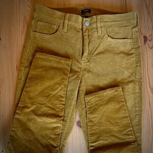J. Crew Brown/Copper Corduroy Trousers
